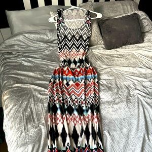 chinese dress ladies Darker Wavs High Slit Maxi Dress